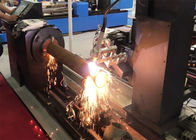 5-άξονας CNC τεμνόμενη μηχανή λέιζερ σωλήνων τεμνουσών μηχανών σωλήνων χάλυβα γραμμών τέμνουσα/6150mm