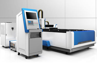 500W CNC ινών τέμνουσα μηχανή 1500 X 3000mm λέιζερ με την πηγή λέιζερ Racus IPG