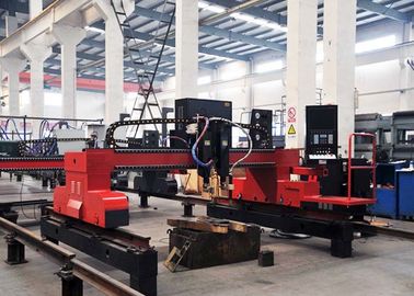 CNC τύπων ατσάλινων σκελετών τέμνουσα μηχανή αερίου πλάσματος με 1 φανό 1 αερίου φανός πλάσματος