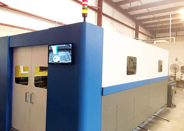 CNC ινών τέμνουσα μηχανή λέιζερ με την επιτραπέζια κάλυψη ΛΦ-3015-3000W ανταλλαγής Auotomatic