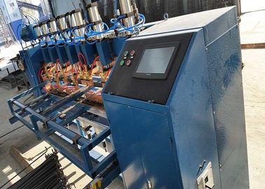 Προσαρμοσμένη χρώματος 100KVA αυτόματη καλωδίων μηχανή συγκόλλησης σημείων πλέγματος πολυσημειακή