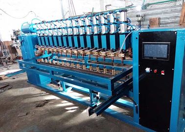 Προσαρμοσμένη χρώματος 100KVA αυτόματη καλωδίων μηχανή συγκόλλησης σημείων πλέγματος πολυσημειακή