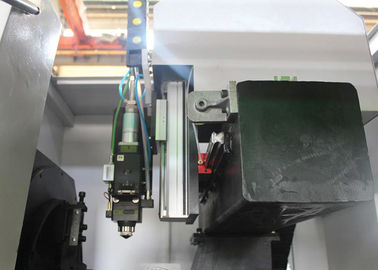 Αυτόματο CNC λέιζερ 380V/50Hz ινών μετάλλων ανοξείδωτου τεμνουσών μηχανών σωλήνων