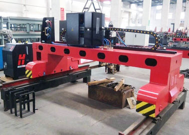 Cnc-4000X12000 αέριο τύπων ατσάλινων σκελετών και τέμνουσα μηχανή 1 φανός 1 πλάσματος αερίου φανός πλάσματος