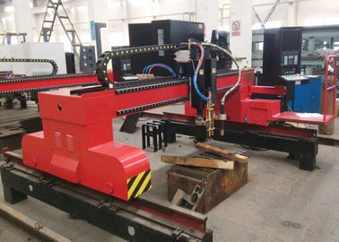 Cnc-4000X12000 αέριο τύπων ατσάλινων σκελετών και τέμνουσα μηχανή 1 φανός 1 πλάσματος αερίου φανός πλάσματος