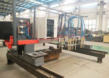 CNC τύπων ατσάλινων σκελετών αυτόματο πλάσμα και τέμνουσα μηχανή φλογών με τους πολυ φανούς λουρίδων
