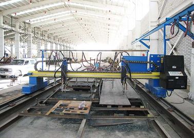 CNC τύπων ατσάλινων σκελετών αυτόματο πλάσμα και τέμνουσα μηχανή φλογών με τους πολυ φανούς λουρίδων