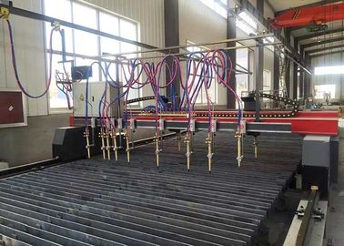 CNC φλόγα λουρίδων τύπων ατσάλινων σκελετών και τέμνουσα μηχανή πλάσματος για τη γραμμή παραγωγής ακτίνων Χ