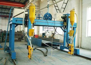 Cantilever Χ ατσάλινων σκελετών μηχανή συγκόλλησης ακτίνων, αυτόματη γραμμή συγκόλλησης ακτίνων διαγώνιων ακτίνων