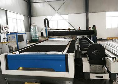 Τέμνουσα μηχανή 1000W Laesr ινών Συμβούλιο Πολιτιστικής Συνεργασίας CNC και για το σωλήνα και για την κοπή φύλλων